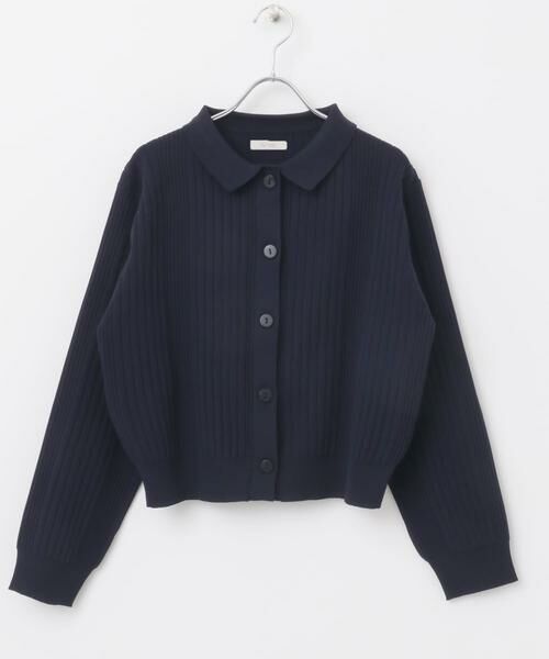 URBAN RESEARCH ROSSO / アーバンリサーチ ロッソ カーディガン・ボレロ | F by ROSSO　ウォッシャブル衿付きリブカーディガン | 詳細14