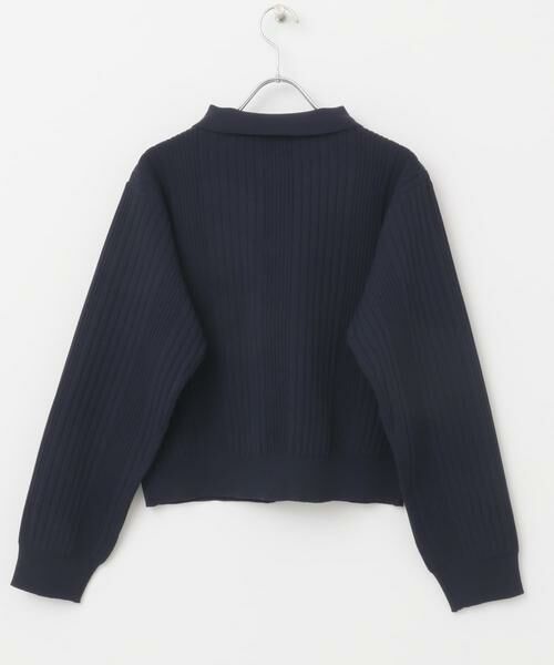 URBAN RESEARCH ROSSO / アーバンリサーチ ロッソ カーディガン・ボレロ | F by ROSSO　ウォッシャブル衿付きリブカーディガン | 詳細15