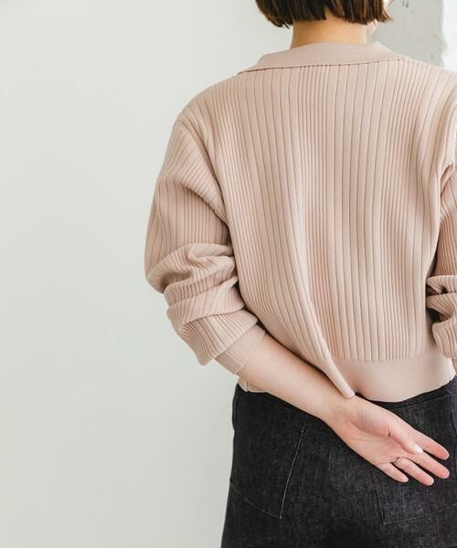 URBAN RESEARCH ROSSO / アーバンリサーチ ロッソ カーディガン・ボレロ | F by ROSSO　ウォッシャブル衿付きリブカーディガン | 詳細21