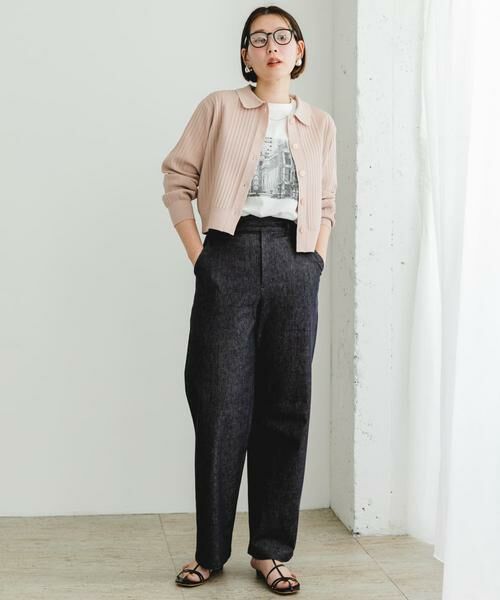 URBAN RESEARCH ROSSO / アーバンリサーチ ロッソ カーディガン・ボレロ | F by ROSSO　ウォッシャブル衿付きリブカーディガン | 詳細22