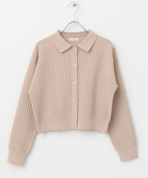 URBAN RESEARCH ROSSO / アーバンリサーチ ロッソ カーディガン・ボレロ | F by ROSSO　ウォッシャブル衿付きリブカーディガン | 詳細24