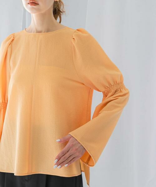 URBAN RESEARCH ROSSO / アーバンリサーチ ロッソ シャツ・ブラウス | シャーリングベルスリーブブラウス | 詳細13