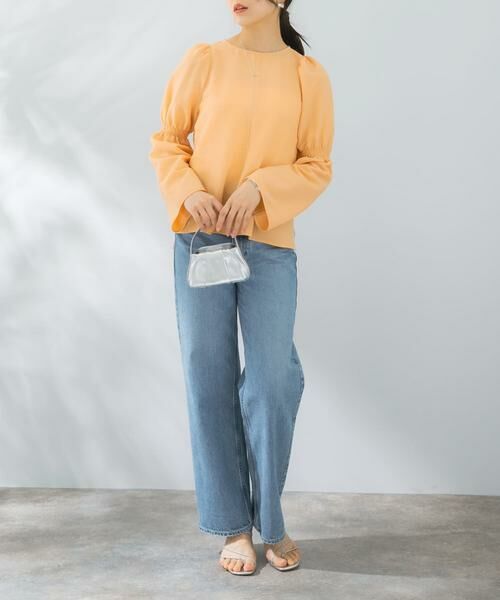 URBAN RESEARCH ROSSO / アーバンリサーチ ロッソ シャツ・ブラウス | シャーリングベルスリーブブラウス | 詳細2