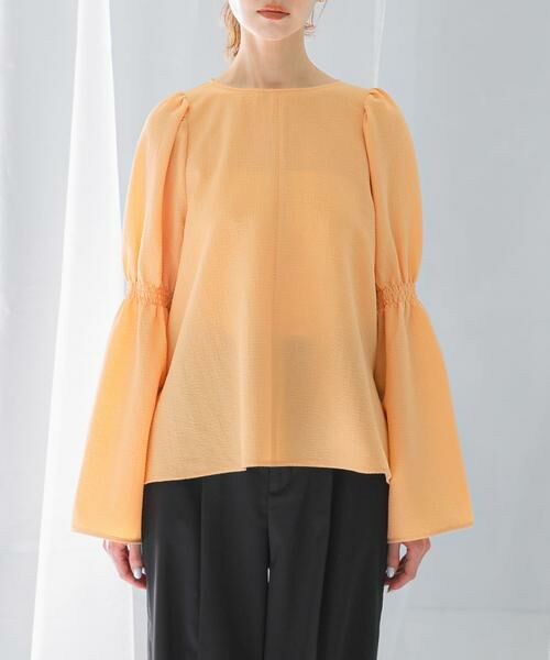 URBAN RESEARCH ROSSO / アーバンリサーチ ロッソ シャツ・ブラウス | シャーリングベルスリーブブラウス | 詳細8