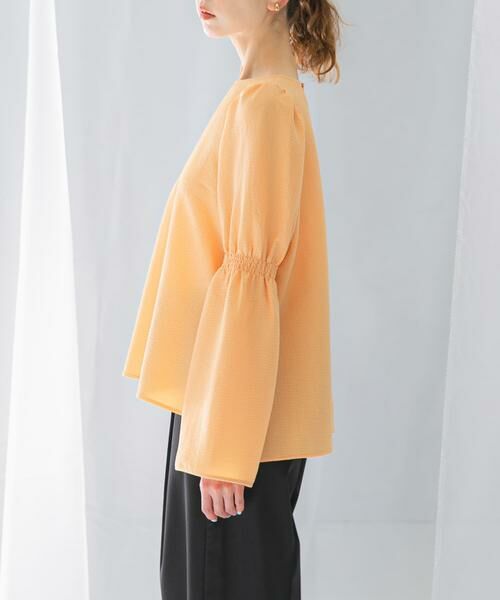 URBAN RESEARCH ROSSO / アーバンリサーチ ロッソ シャツ・ブラウス | シャーリングベルスリーブブラウス | 詳細9