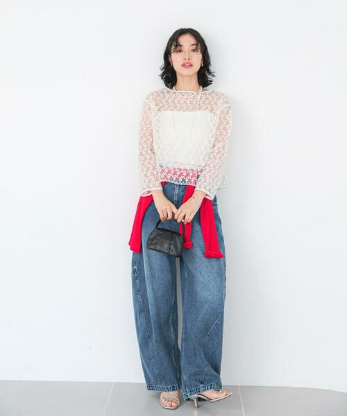 URBAN RESEARCH ROSSO / アーバンリサーチ ロッソ シャツ・ブラウス | エンブロイダリーシアートップス | 詳細3