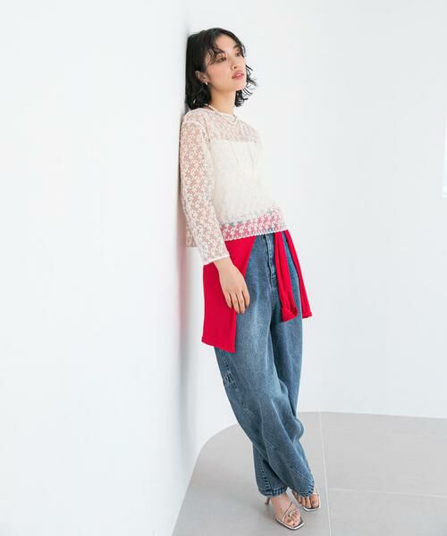 URBAN RESEARCH ROSSO / アーバンリサーチ ロッソ シャツ・ブラウス | エンブロイダリーシアートップス | 詳細4