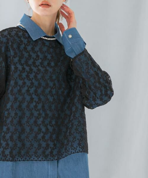 URBAN RESEARCH ROSSO / アーバンリサーチ ロッソ シャツ・ブラウス | エンブロイダリーシアートップス | 詳細11