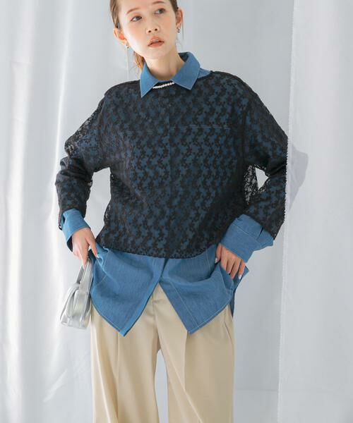 URBAN RESEARCH ROSSO / アーバンリサーチ ロッソ シャツ・ブラウス | エンブロイダリーシアートップス | 詳細12