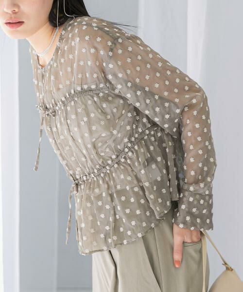 URBAN RESEARCH ROSSO / アーバンリサーチ ロッソ シャツ・ブラウス | フラワー刺繍ブラウス | 詳細1