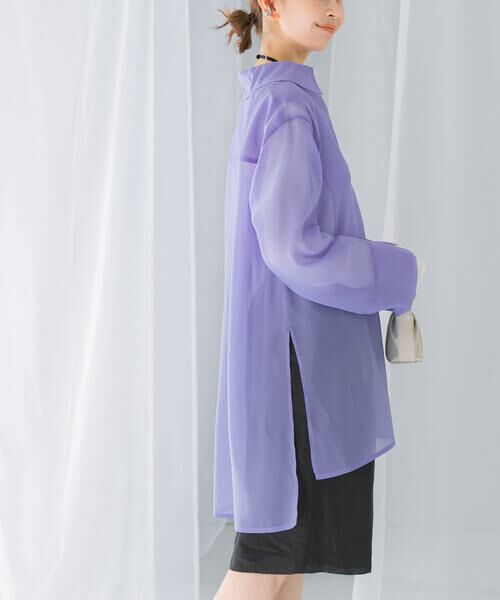 URBAN RESEARCH ROSSO / アーバンリサーチ ロッソ シャツ・ブラウス | シアースキッパーロングシャツ | 詳細1