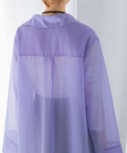 URBAN RESEARCH ROSSO / アーバンリサーチ ロッソ シャツ・ブラウス | シアースキッパーロングシャツ | 詳細13