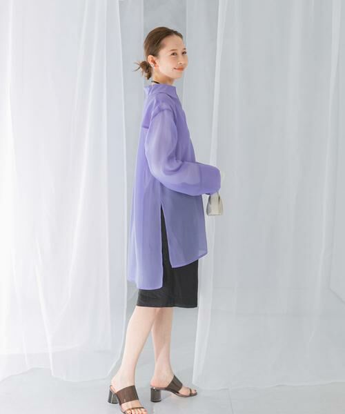 URBAN RESEARCH ROSSO / アーバンリサーチ ロッソ シャツ・ブラウス | シアースキッパーロングシャツ | 詳細5