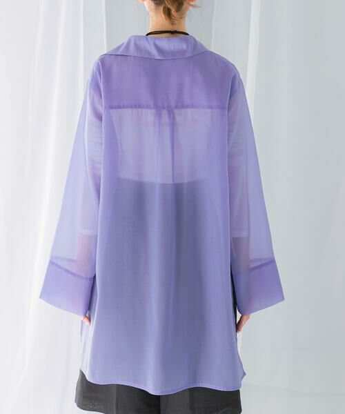 URBAN RESEARCH ROSSO / アーバンリサーチ ロッソ シャツ・ブラウス | シアースキッパーロングシャツ | 詳細9