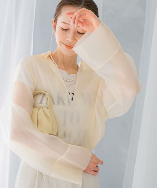 URBAN RESEARCH ROSSO / アーバンリサーチ ロッソ シャツ・ブラウス | シアースキッパーロングシャツ | 詳細20