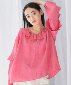 URBAN RESEARCH ROSSO / アーバンリサーチ ロッソ シャツ・ブラウス | 『WEB/一部店舗限定カラー』楊柳フリルブラウス