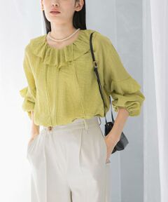 URBAN RESEARCH ROSSO / アーバンリサーチ ロッソ シャツ・ブラウス | 『WEB/一部店舗限定カラー』楊柳フリルブラウス