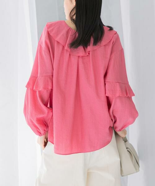 URBAN RESEARCH ROSSO / アーバンリサーチ ロッソ シャツ・ブラウス | 『WEB/一部店舗限定カラー』楊柳フリルブラウス | 詳細10