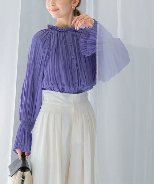 URBAN RESEARCH ROSSO / アーバンリサーチ ロッソ シャツ・ブラウス | 2WAYプリーツブラウス | 詳細1