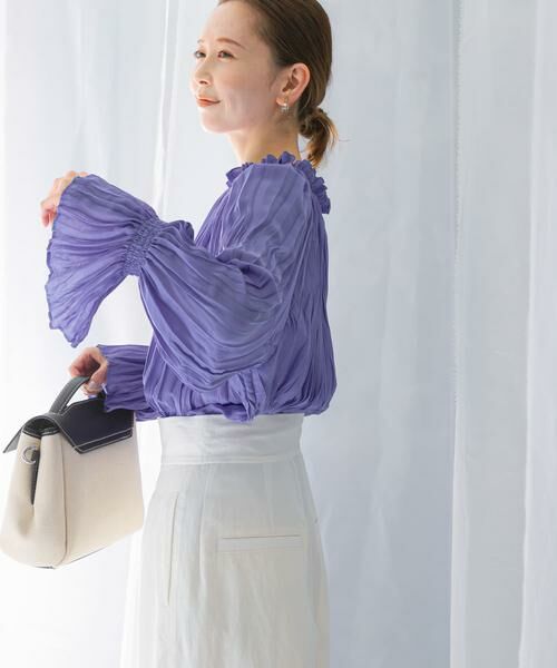 URBAN RESEARCH ROSSO / アーバンリサーチ ロッソ シャツ・ブラウス | 2WAYプリーツブラウス | 詳細2