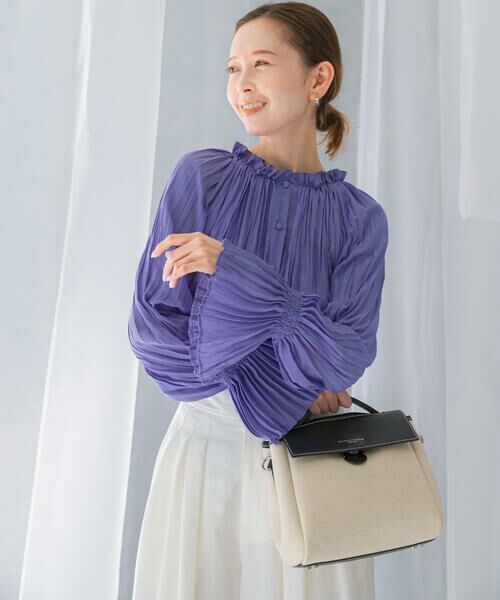 URBAN RESEARCH ROSSO / アーバンリサーチ ロッソ シャツ・ブラウス | 2WAYプリーツブラウス | 詳細3