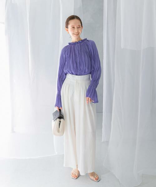 URBAN RESEARCH ROSSO / アーバンリサーチ ロッソ シャツ・ブラウス | 2WAYプリーツブラウス | 詳細4