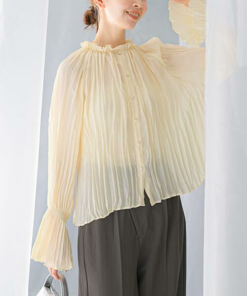 URBAN RESEARCH ROSSO / アーバンリサーチ ロッソ シャツ・ブラウス | 2WAYプリーツブラウス | 詳細24