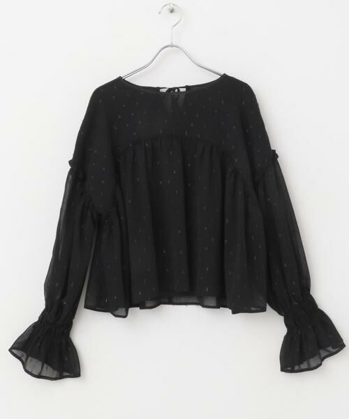 URBAN RESEARCH ROSSO / アーバンリサーチ ロッソ シャツ・ブラウス | カットジャガードフリルブラウス | 詳細21