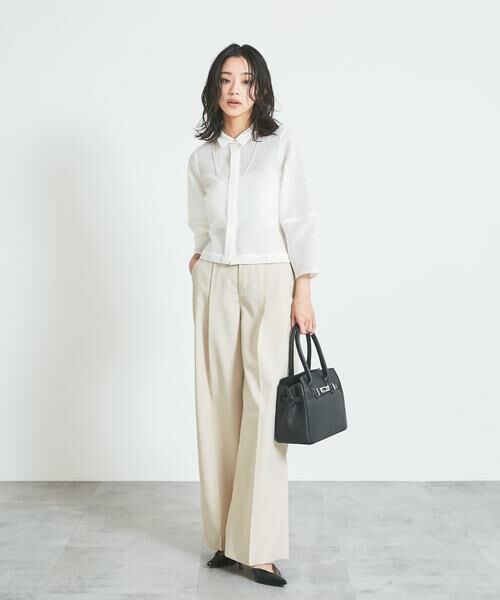 URBAN RESEARCH ROSSO / アーバンリサーチ ロッソ シャツ・ブラウス | シアージャガードフォルムブラウス | 詳細7