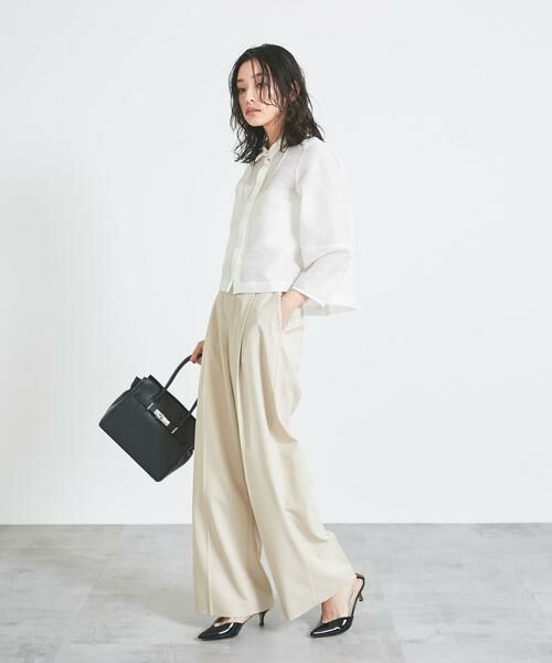 URBAN RESEARCH ROSSO / アーバンリサーチ ロッソ シャツ・ブラウス | シアージャガードフォルムブラウス | 詳細8