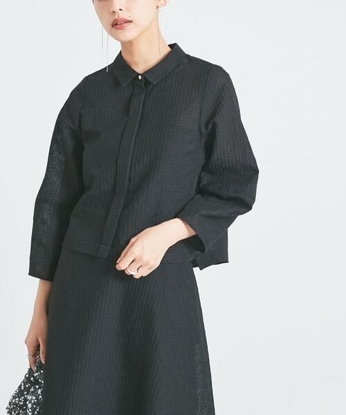 URBAN RESEARCH ROSSO / アーバンリサーチ ロッソ シャツ・ブラウス | シアージャガードフォルムブラウス | 詳細15