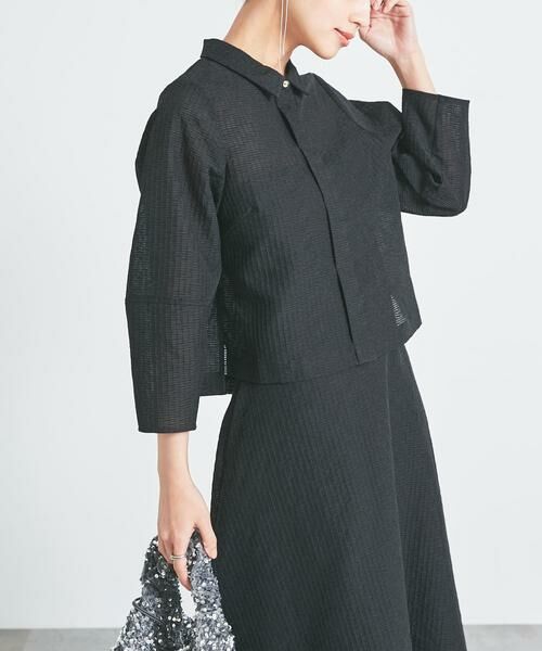 URBAN RESEARCH ROSSO / アーバンリサーチ ロッソ シャツ・ブラウス | シアージャガードフォルムブラウス | 詳細16