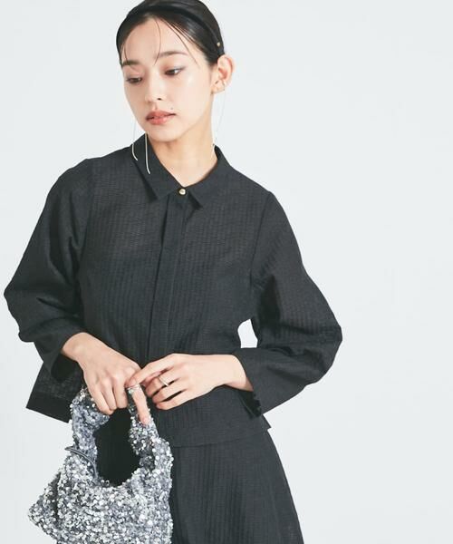 URBAN RESEARCH ROSSO / アーバンリサーチ ロッソ シャツ・ブラウス | シアージャガードフォルムブラウス | 詳細17