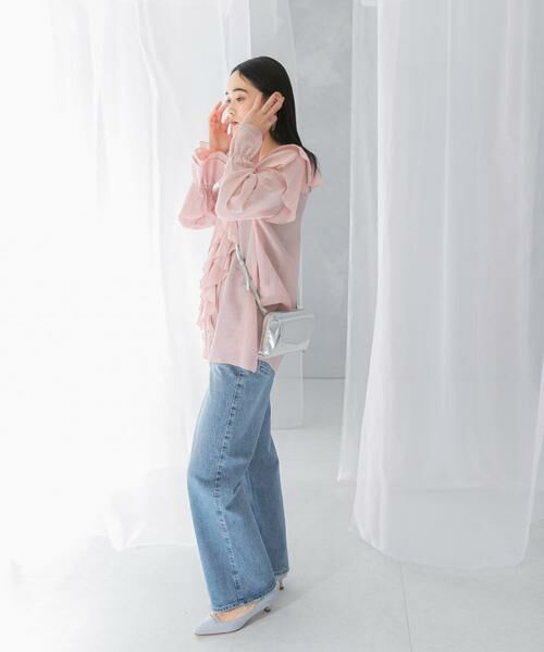 URBAN RESEARCH ROSSO / アーバンリサーチ ロッソ シャツ・ブラウス | 『WEB/一部店舗限定』ラッフルデザインブラウス | 詳細3