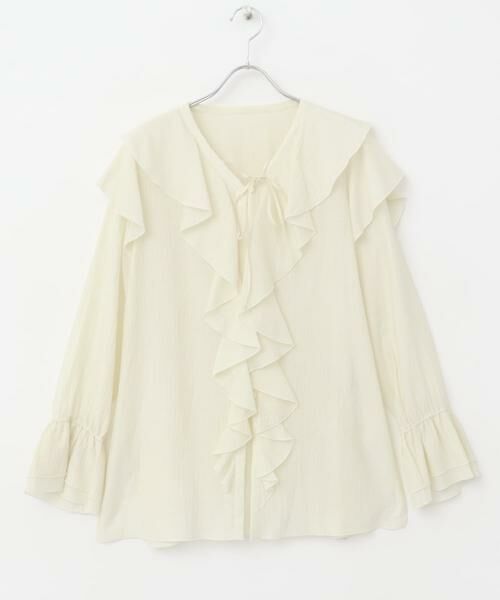 URBAN RESEARCH ROSSO / アーバンリサーチ ロッソ シャツ・ブラウス | 『WEB/一部店舗限定』ラッフルデザインブラウス | 詳細22