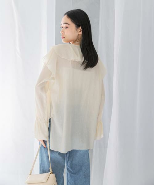 URBAN RESEARCH ROSSO / アーバンリサーチ ロッソ シャツ・ブラウス | 『WEB/一部店舗限定』ラッフルデザインブラウス | 詳細13