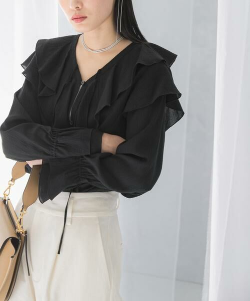 URBAN RESEARCH ROSSO / アーバンリサーチ ロッソ シャツ・ブラウス | 『WEB/一部店舗限定』ラッフルデザインブラウス | 詳細24