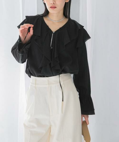 URBAN RESEARCH ROSSO / アーバンリサーチ ロッソ シャツ・ブラウス | 『WEB/一部店舗限定』ラッフルデザインブラウス | 詳細25