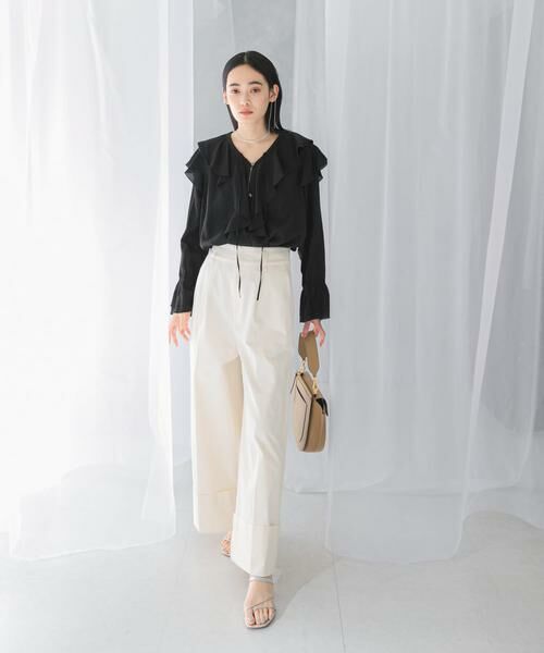 URBAN RESEARCH ROSSO / アーバンリサーチ ロッソ シャツ・ブラウス | 『WEB/一部店舗限定』ラッフルデザインブラウス | 詳細27