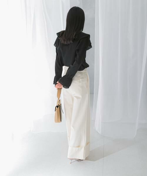 URBAN RESEARCH ROSSO / アーバンリサーチ ロッソ シャツ・ブラウス | 『WEB/一部店舗限定』ラッフルデザインブラウス | 詳細28