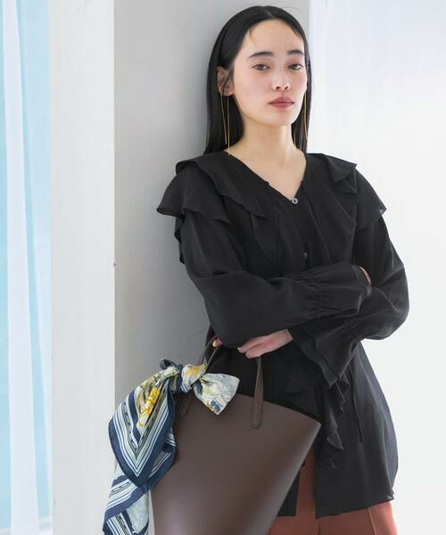 URBAN RESEARCH ROSSO / アーバンリサーチ ロッソ シャツ・ブラウス | 『WEB/一部店舗限定』ラッフルデザインブラウス | 詳細29