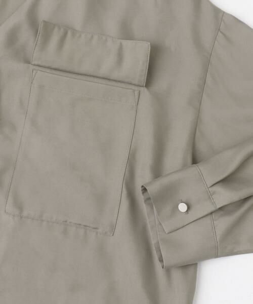 URBAN RESEARCH ROSSO / アーバンリサーチ ロッソ シャツ・ブラウス | キュプラツイルVネックブラウス | 詳細15