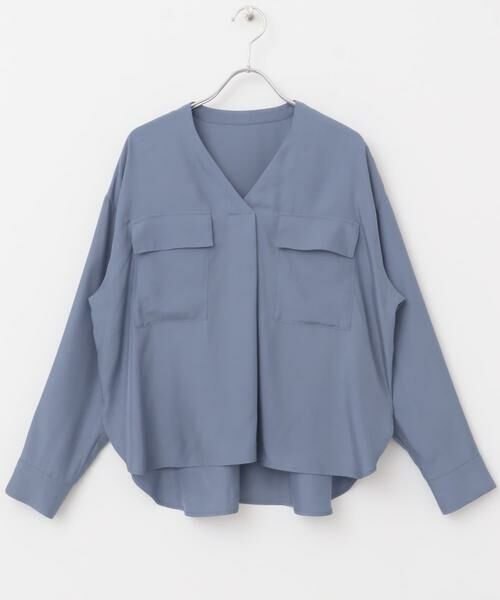 URBAN RESEARCH ROSSO / アーバンリサーチ ロッソ シャツ・ブラウス | キュプラツイルVネックブラウス | 詳細19