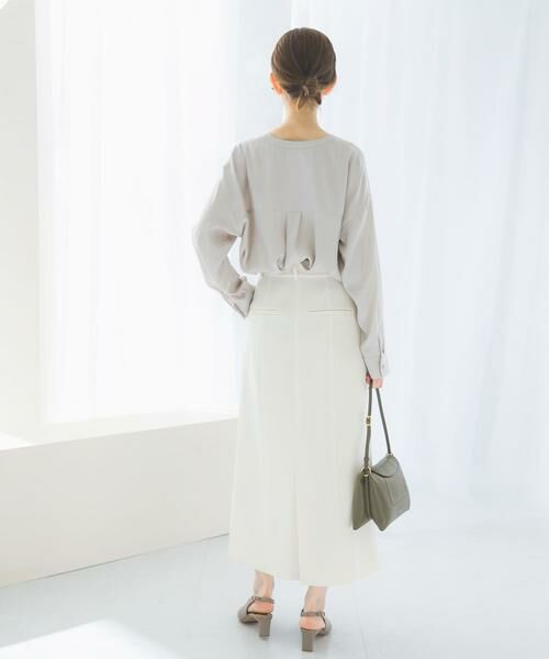 URBAN RESEARCH ROSSO / アーバンリサーチ ロッソ シャツ・ブラウス | キュプラツイルVネックブラウス | 詳細27