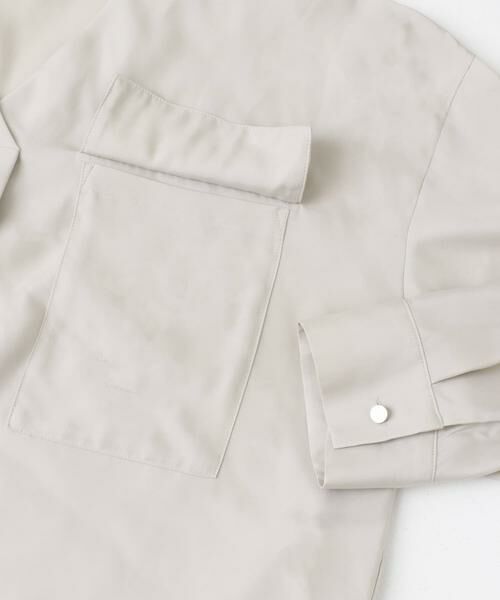 URBAN RESEARCH ROSSO / アーバンリサーチ ロッソ シャツ・ブラウス | キュプラツイルVネックブラウス | 詳細29