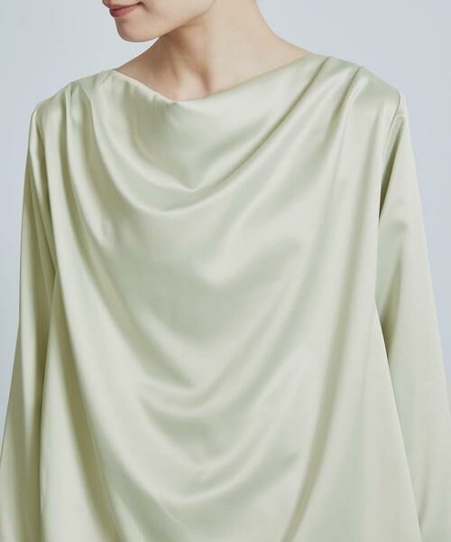 URBAN RESEARCH ROSSO / アーバンリサーチ ロッソ シャツ・ブラウス | ドレープネックサテンブラウス | 詳細11