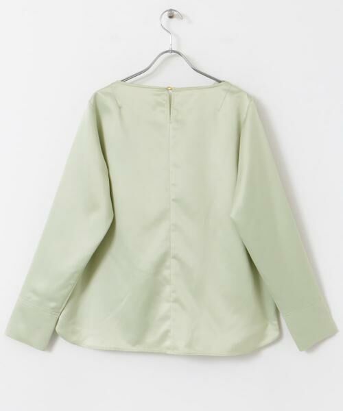 URBAN RESEARCH ROSSO / アーバンリサーチ ロッソ シャツ・ブラウス | ドレープネックサテンブラウス | 詳細15