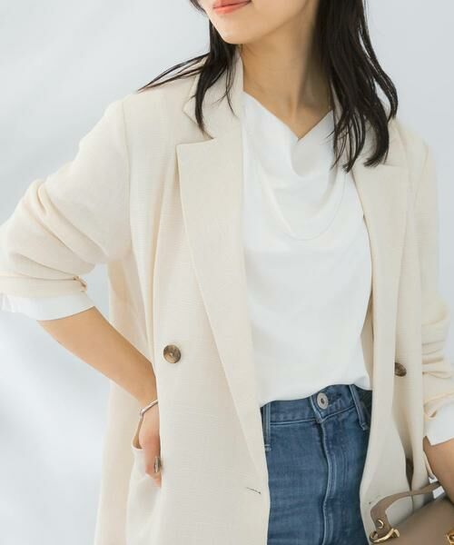 URBAN RESEARCH ROSSO / アーバンリサーチ ロッソ シャツ・ブラウス | ドレープネックサテンブラウス | 詳細19