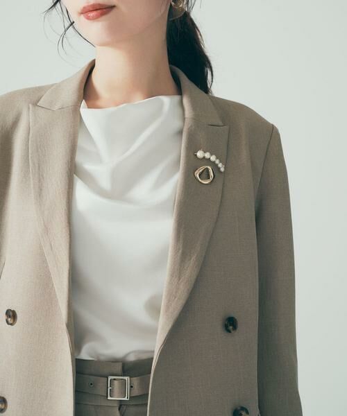 URBAN RESEARCH ROSSO / アーバンリサーチ ロッソ シャツ・ブラウス | ドレープネックサテンブラウス | 詳細28