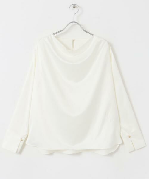 URBAN RESEARCH ROSSO / アーバンリサーチ ロッソ シャツ・ブラウス | ドレープネックサテンブラウス | 詳細30